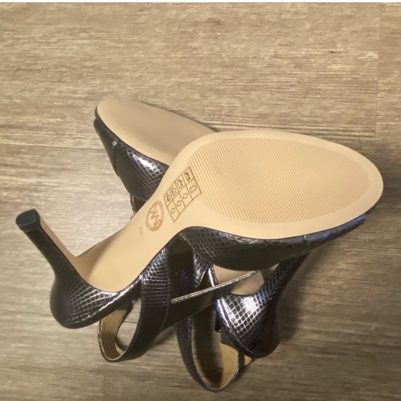 Michael Michael Kors Becky Gunmetal Sandals - Picture 5 of 5